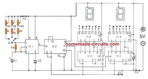 digital timer schematic diagram.